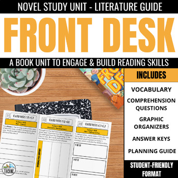 Preview of Front Desk by Kelly Yang Novel Study: Comprehension & Vocabulary Book Unit