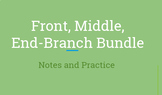 Front, Middle, End Branch Sentences (Notes and Practice)