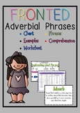 Fronted Adverbial Phrases - Grade 3 - Worksheet, Comprehen