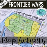Frontier Wars Map Activity (Print and Digital)