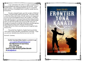 Preview of Frontier Yona Kanati (Bear Hunter) Reading Guide Booklet