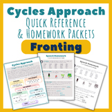 Fronting Homework Packet & Cycles Quick Reference