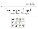 Fronting Minimal Pairs Cards