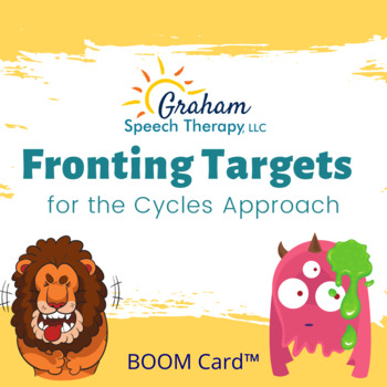 Preview of Fronting Targets Boom Cards™ for the Cycles Approach