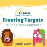 Fronting Targets Boom Cards™ for the Cycles Approach