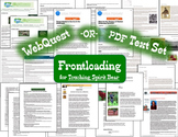 Frontloading Text Set -OR- Web Quest for Touching Spirit Bear