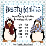 Frosty Families ~ Word Families with long vowels *Phonics FREEBIE