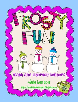Preview of Frosty Fun with Math and Literacy Winter Unit