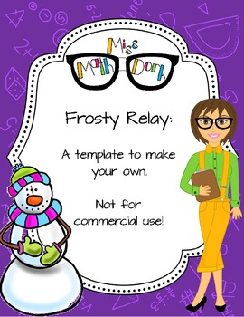 Preview of Frosty Relay template - Personal Use Only!