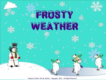 Preview of Frosty Weather:  A Song To Prepare For New Note "Re" - SMARTBOARD/NOTEBOOK ED.