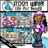 {30% Off} Frosty Winter Clip Art Bundle