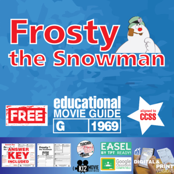 Preview of Frosty the Snowman Free Christmas Activity Movie Guide (G - 1969)