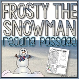 Frosty the Snowman Reading Passage ☃