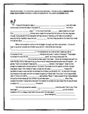Frosty the Snowman Writing Activity