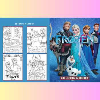 Frozen Coloring Book: Kids Frozen Coloring Book, Frozen Coloring Book Adult  (Paperback)
