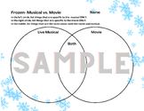 Frozen: Movie Vs. Musical Venn Diagram