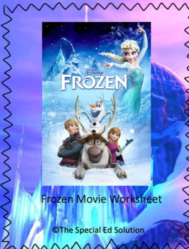 Preview of Frozen Movie Worksheet