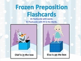 Frozen Preposition Flashcards