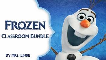 Preview of Frozen Themed Classroom Bundle