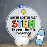 Frozen Water Bottle Flipping Winter STEM Activity