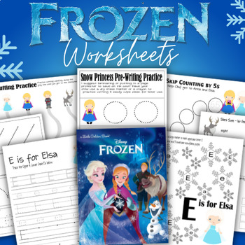 Preview of Frozen Worksheets and Activity Sheets for Kids