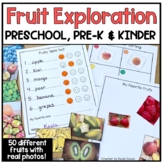 Fruit Activities and Vocabulary Cards with Real Pictures