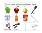 Fruit: Apple Dippers Recipe Communication Board