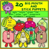 Fruit Big Mouth and Stick Puppets