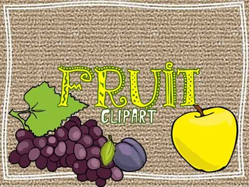 Preview of Fruit CLIPART high resolution (for personal and commercial use)