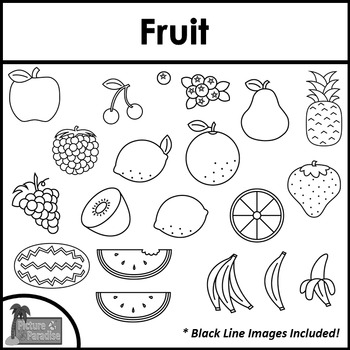 Fruit Clip Art by Clips and Salsa | Teachers Pay Teachers