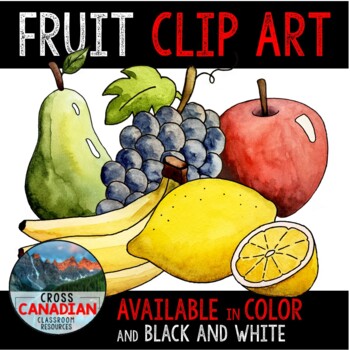 Download Fruit Clip Art Hand Painted Watercolor Food Images Tpt