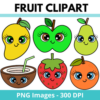 Preview of Fruit Clipart - Food Group Clipart - Healthy Eating - Healthy Food
