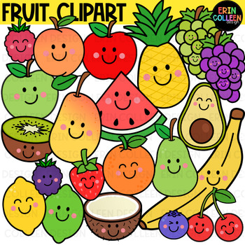 fruits with faces