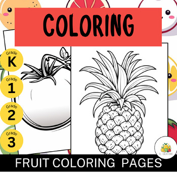 Preview of Fruit Coloring Pages