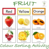 Fruit Colour Sorting / Color Sorting with Real Pictures