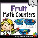 Fruit Counters - Math Centers for Preschool and PreK