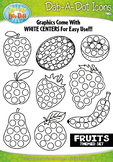 Fruit Dab-A-Dot Markers Graphics Clipart {Zip-A-Dee-Doo-Da