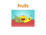 Fruit Flash Cards with Big Images