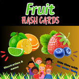 Fruit Flashcards for Kids - 19 Printable pages (Photos & names)