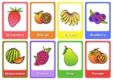 Fruit Flashcards in English, Spanish, and Tagalog