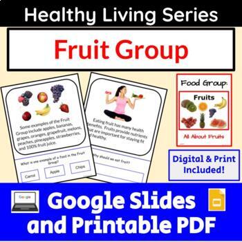 Preview of Fruit Food Group Special Education for Google Slides and PDF