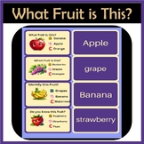 Fruit Fun FlashCards /Montessori Fruits/ Learning Fruits
