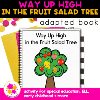 Preview of Fruit Adapted Book for Special Education Apple Tree Circle Time Activity