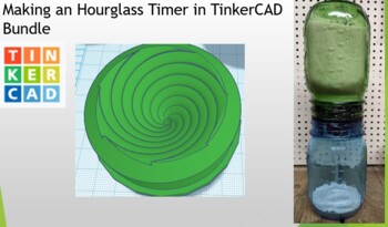 Preview of Create Your Own Hourglass Timer: TinkerCAD Project