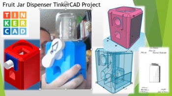 Preview of Fruit Jar TinkerCAD Project