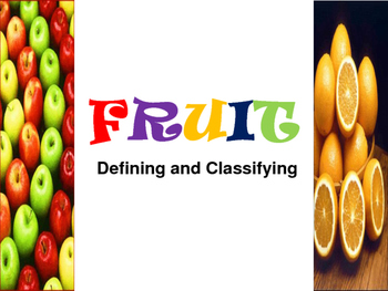 Preview of Fruit Lesson & Quiz for FCS Nutrition & Culinary Arts Interactive Powerpoint