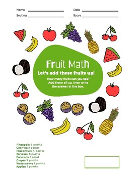 Fruit Math by PikMe Learning Hub | TPT