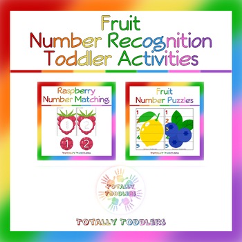 Preview of Fruit | Number Recognition | Toddler Activities