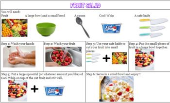 Preview of Fruit Salad Recipe Card