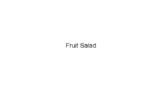 Fruit Salad Visual Recipe